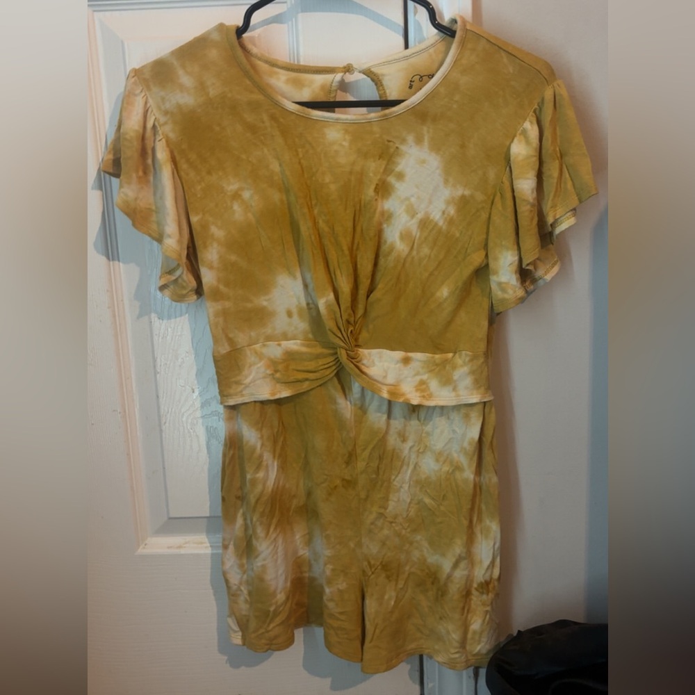 Tie-Dye Short Sleeve Top